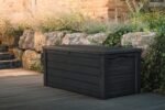 Westwood 150 Gal Resin Storage Box – Dark Grey Patio Bin - Image 6