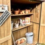 Large Wooden Storage Shed – Metal Frame Lockable Garden Cabin - Image 5