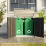 48 Cu Ft Resin Outdoor Shed – Black Weatherproof Tool Storage - Image 4