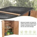 Large Wooden Storage Shed – Metal Frame Lockable Garden Cabin - Image 3