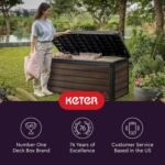 150 Gal Resin Deck Box – Signature Outdoor Storage Rosewood - Image 12